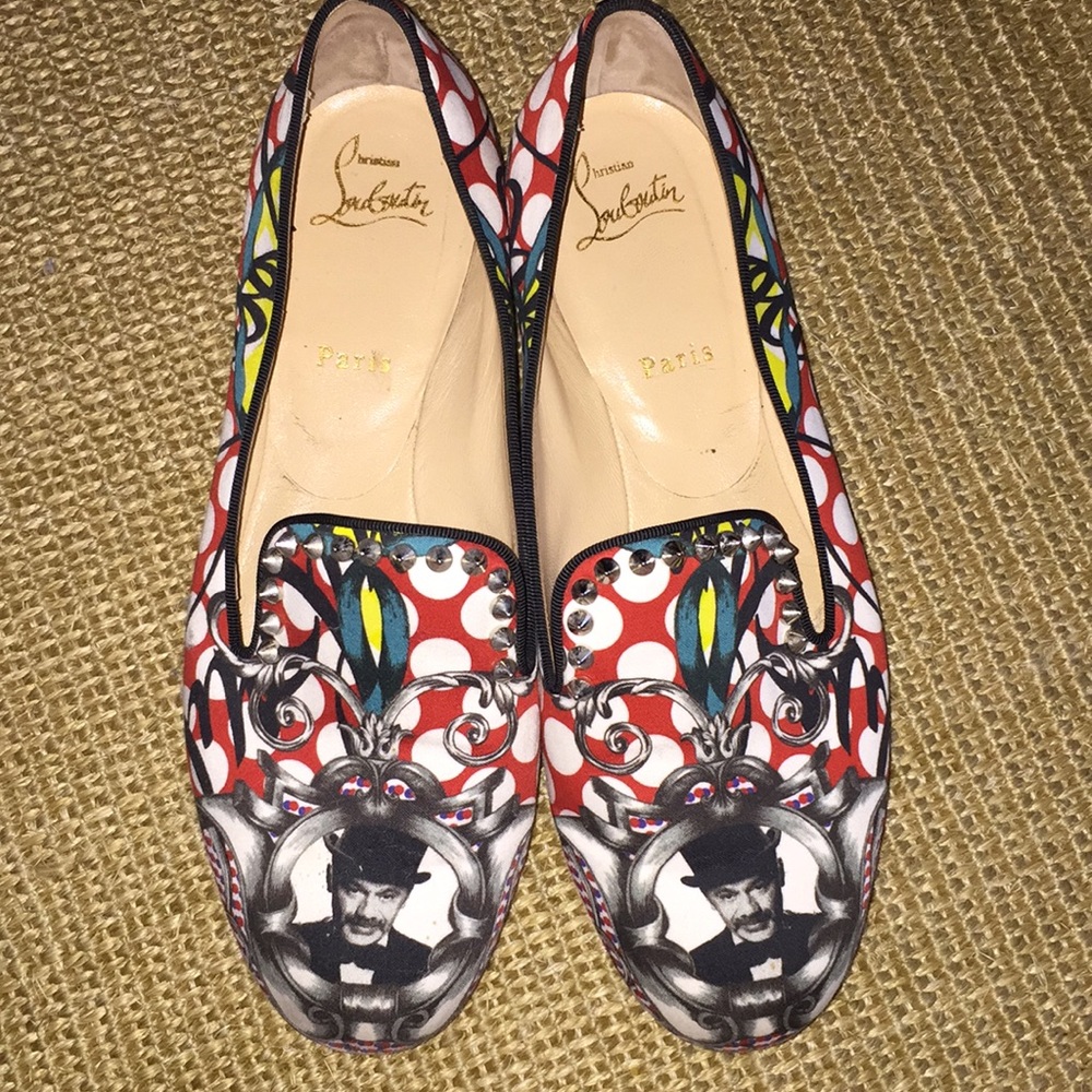 Christian Louboutin smoking slippers
